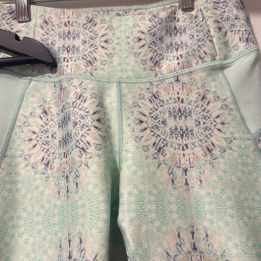 Calia Mint Green Patterned Women's Leggings and Tank Set - Picture 3 of 3
